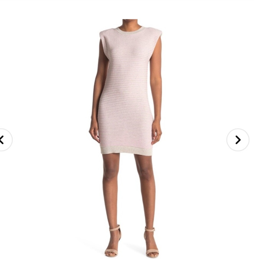 WAYF x Revolve Sleeveless Ribbed Knit midi Dress. Size small